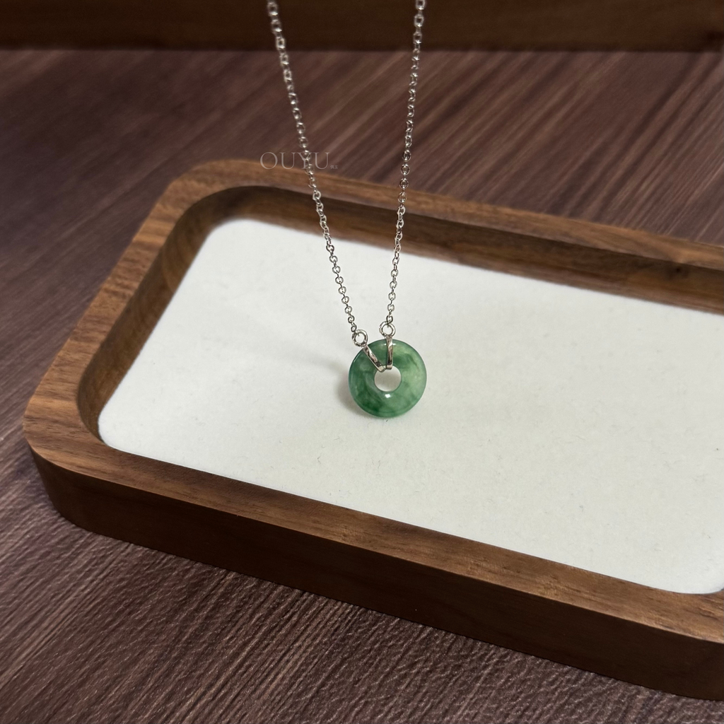 Jadeite Donut Necklace