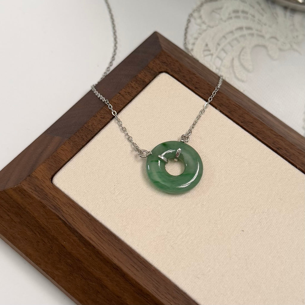 Green Donut Necklace #GD1