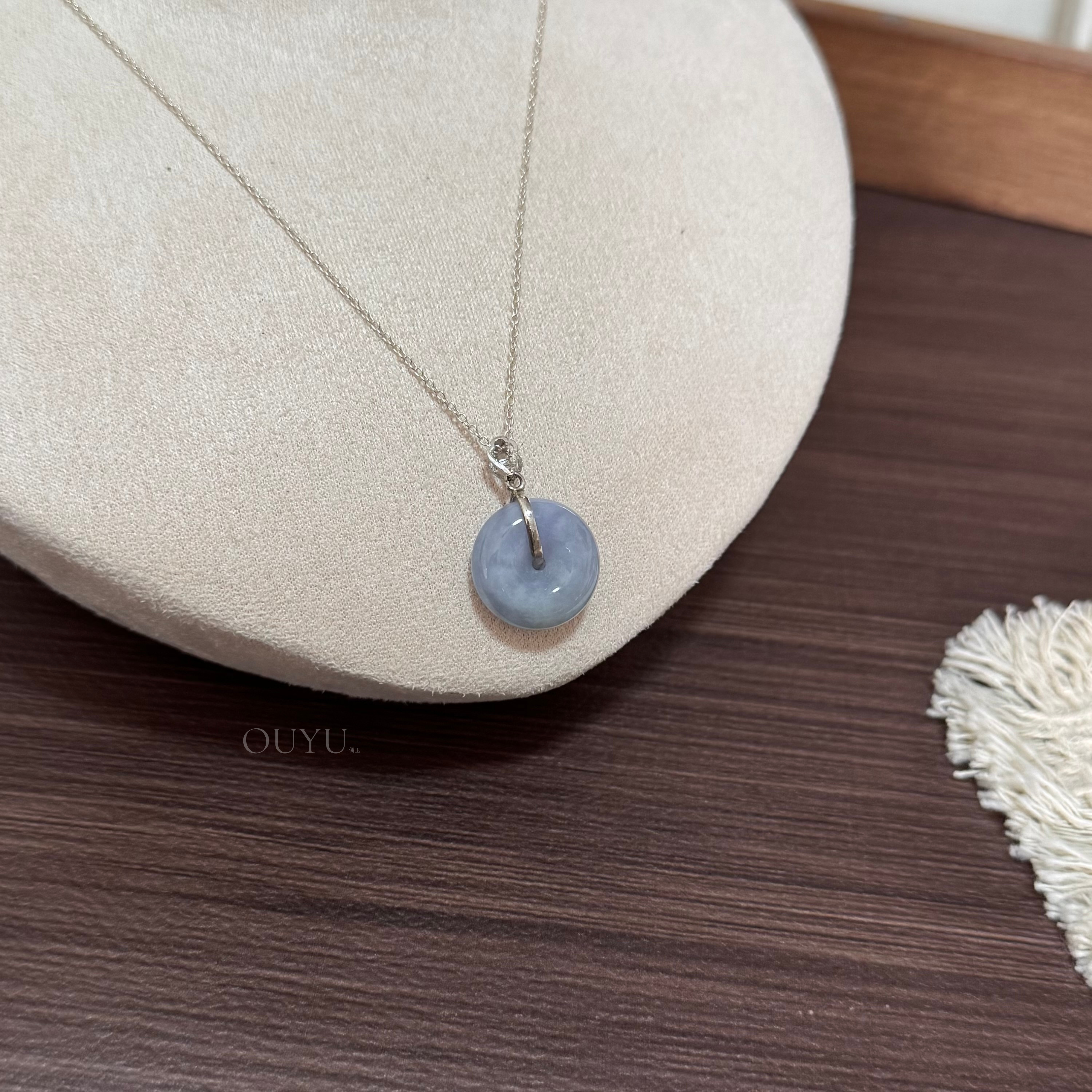 Soft Blue Lavender Necklace