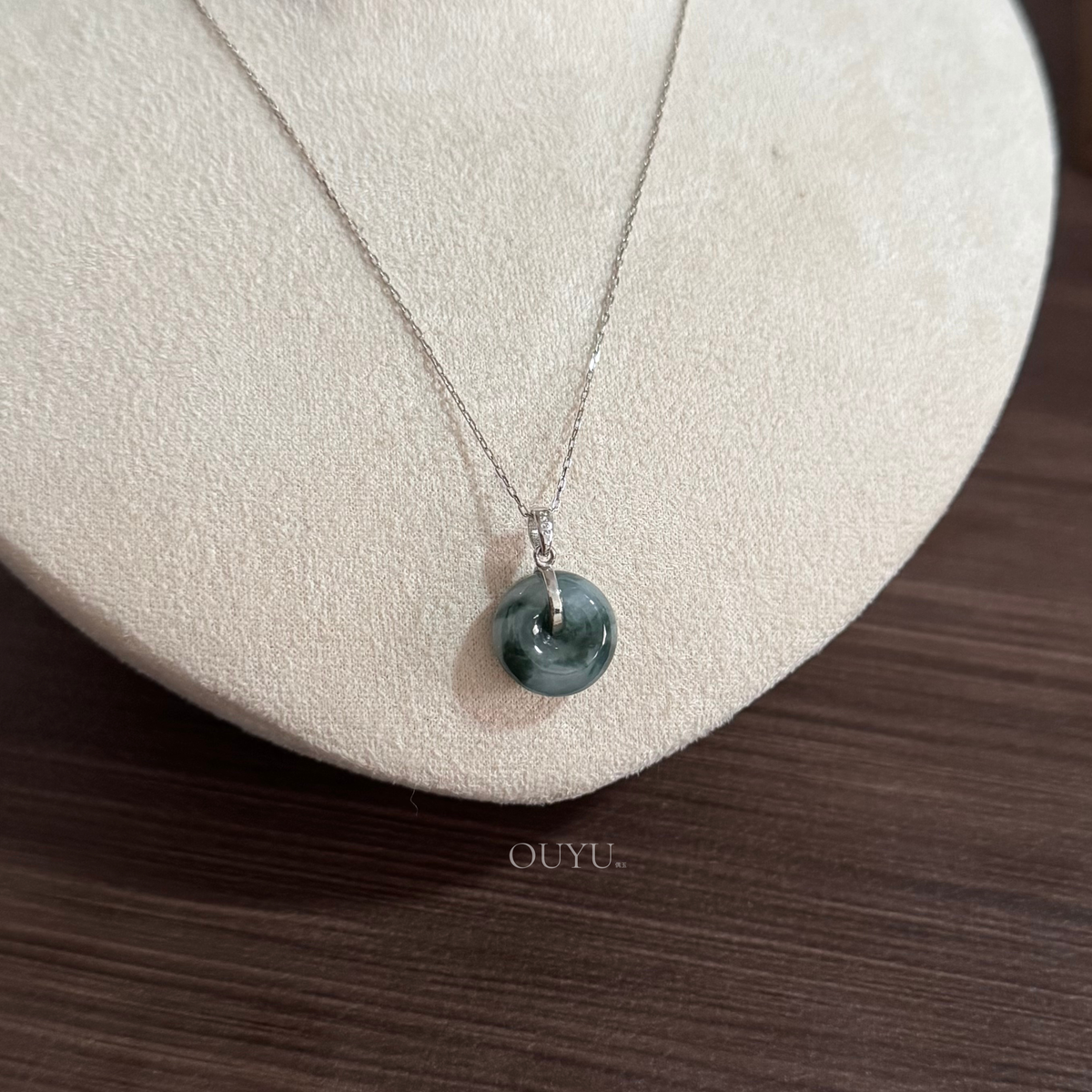 Bluish Green · 平安扣 Necklace